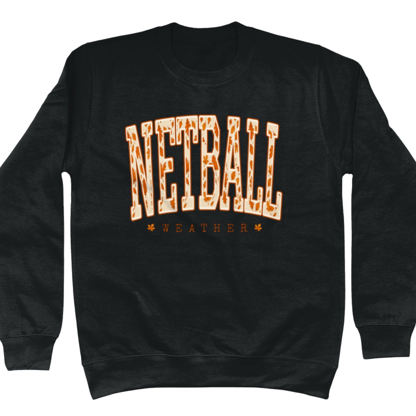 Netball Weather Sweatshirt - Black - Netball Clothing