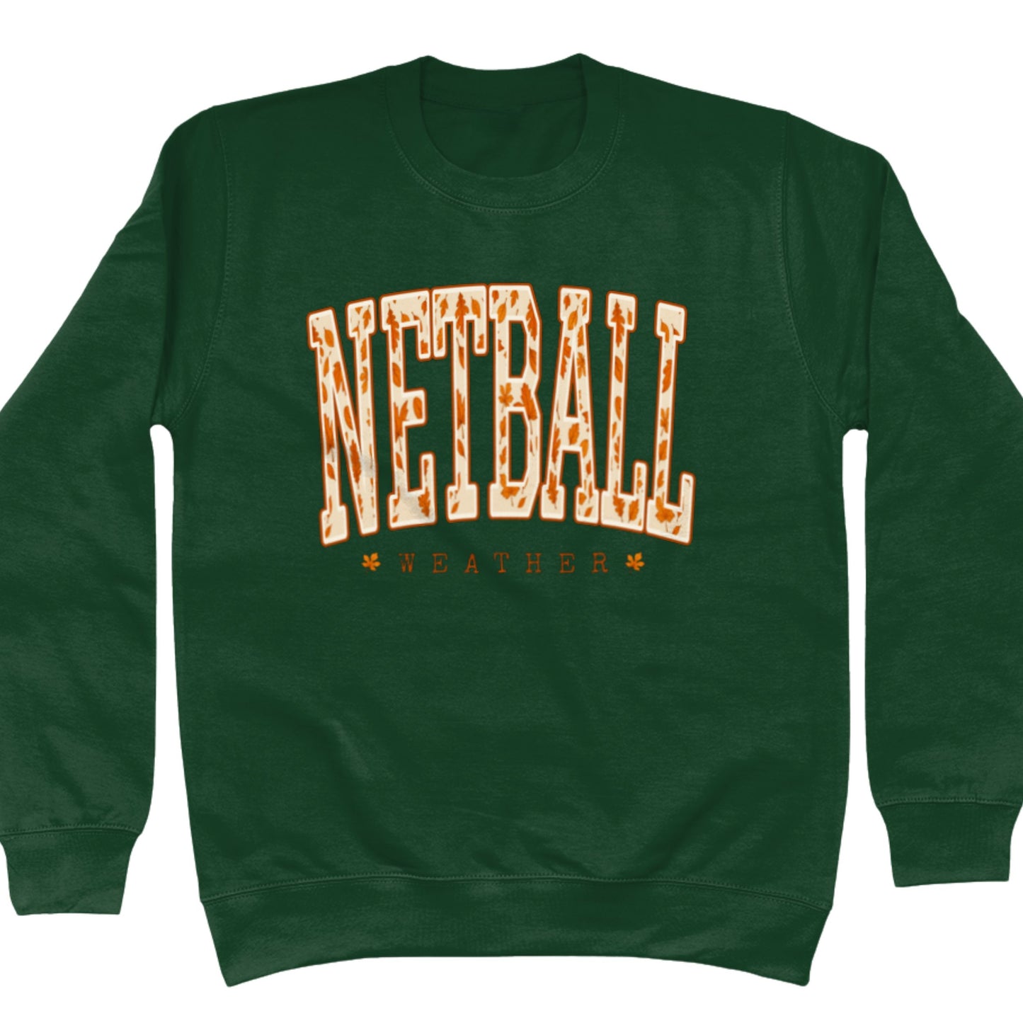 Netball Weather Jumper - Green - Netball Clothing