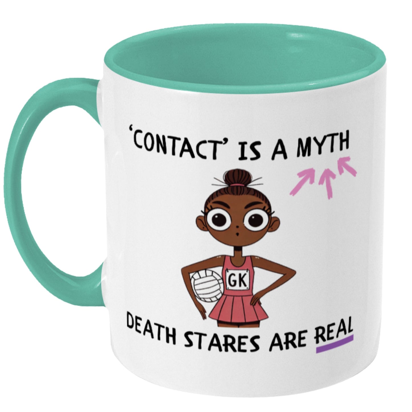 Netball Mug Funny Team Gift