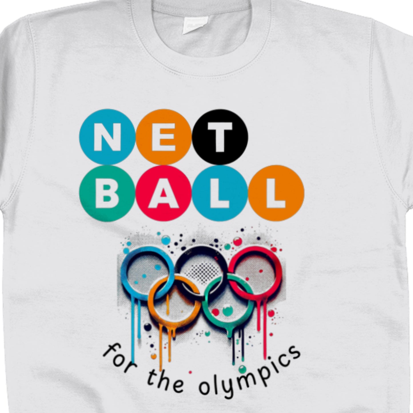 Netball Olympics Slogan Jumper Top