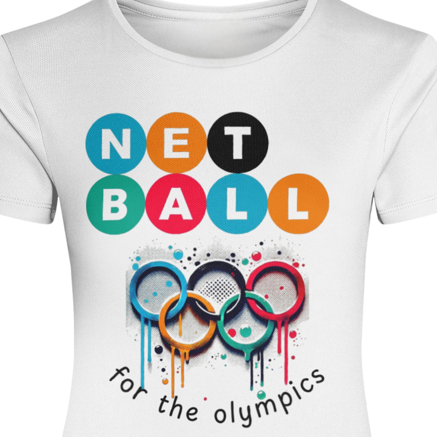Netball Player Performance Shirt Olympics