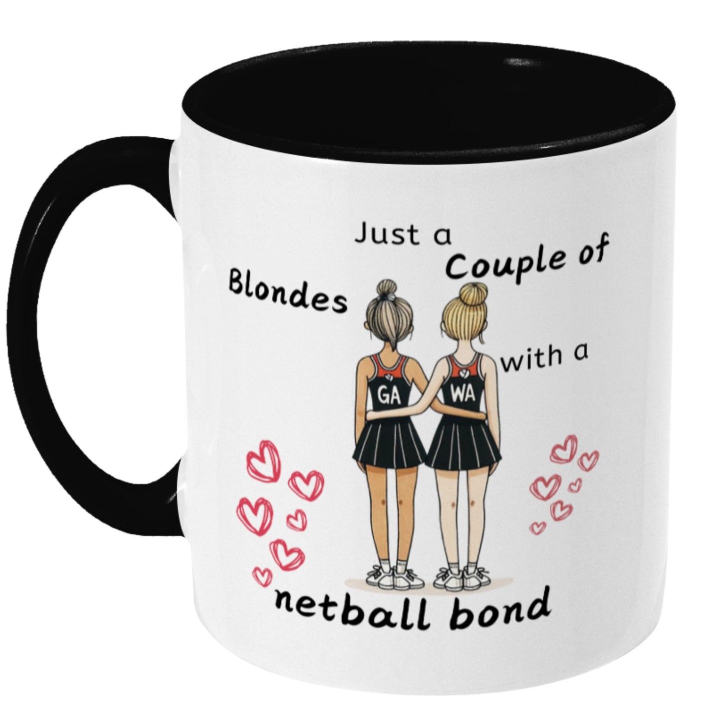 Netball Teammate Gift Mug - Blondes
