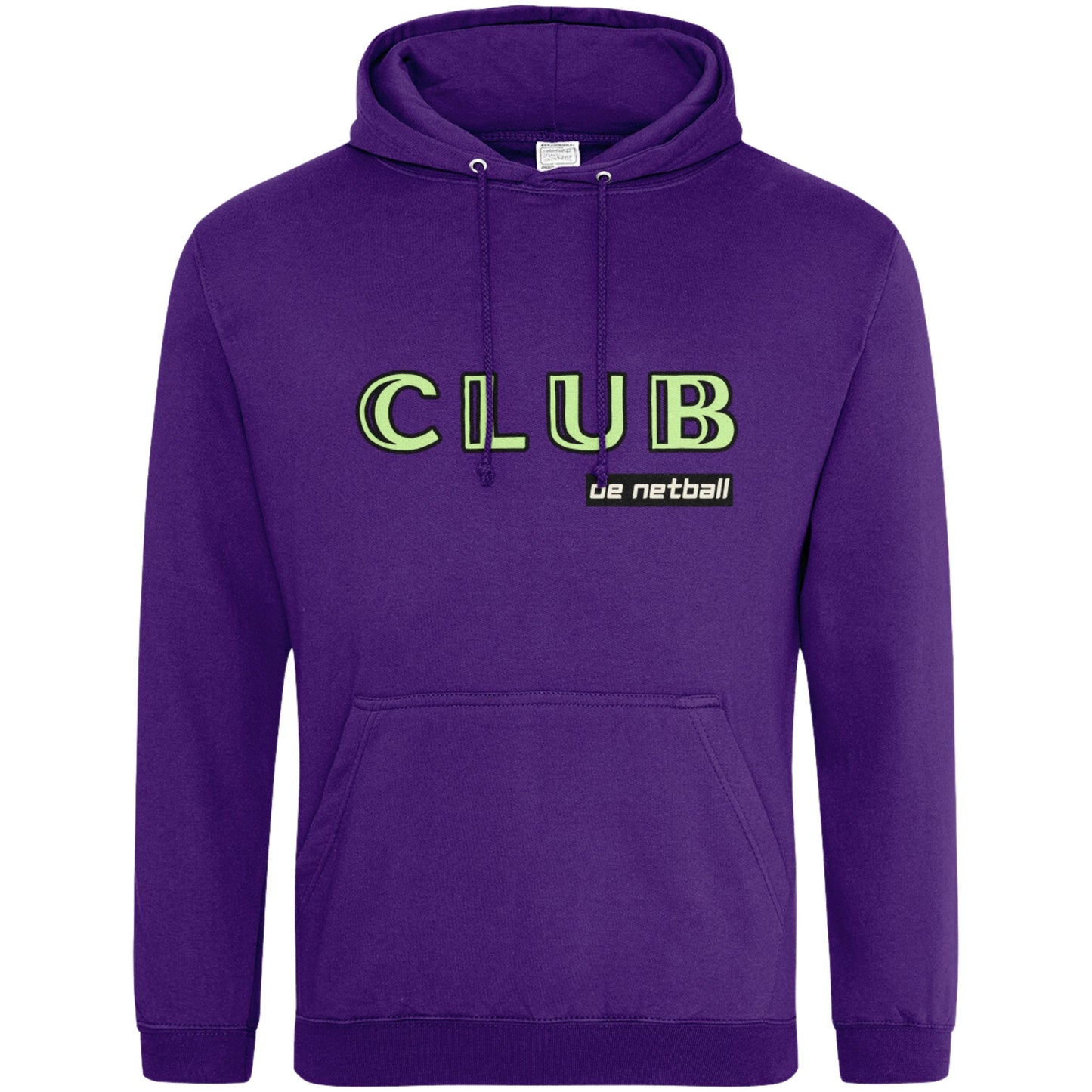 Netball Pullover Top Purple Green