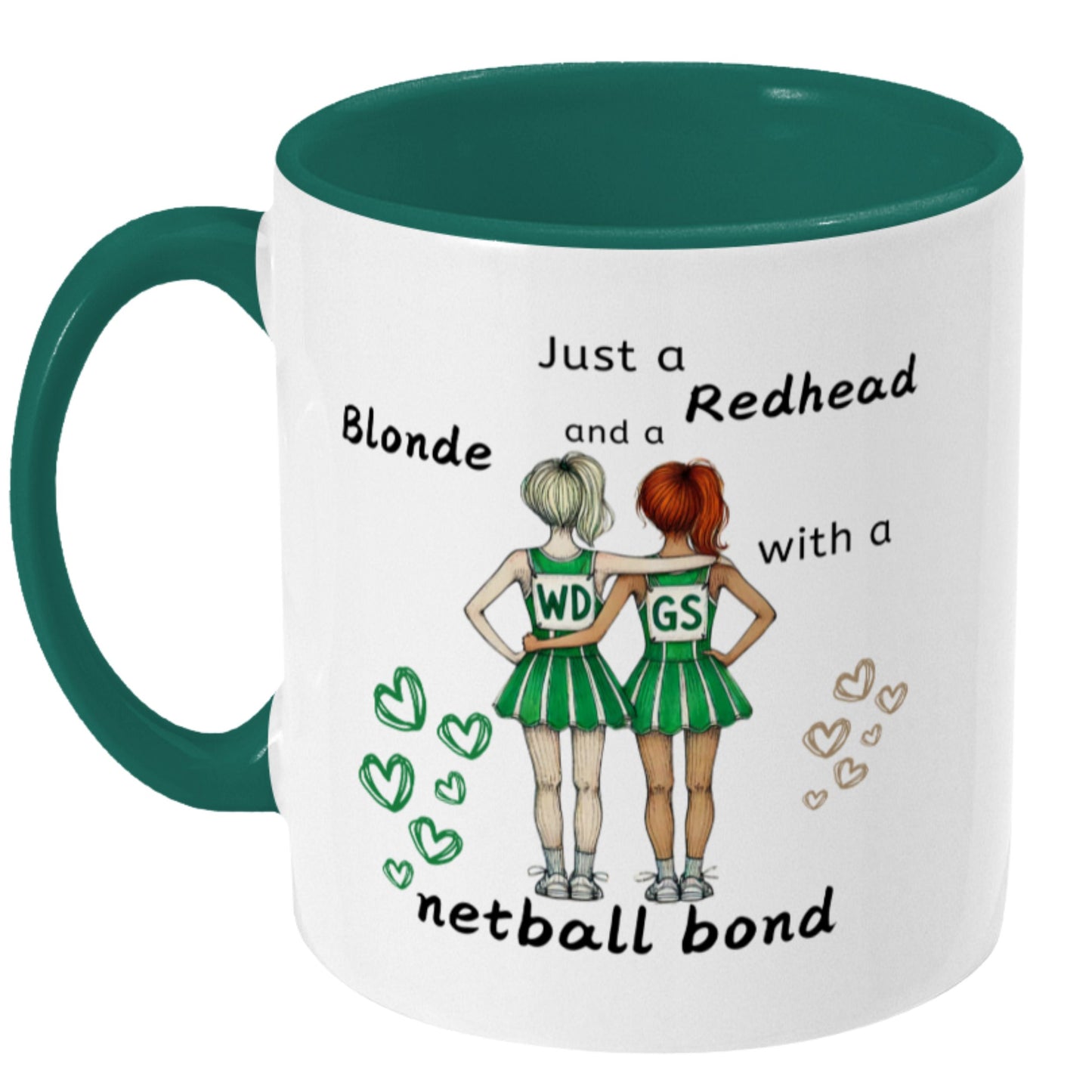 Netball Redhead Gift Mug For Players