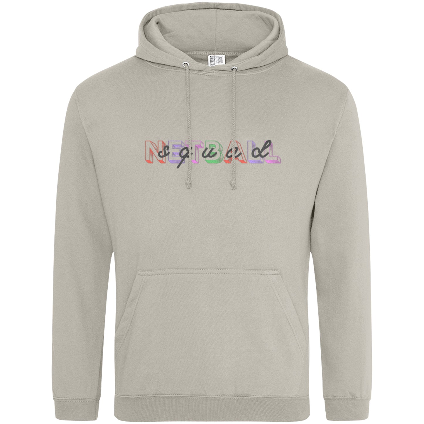 Netball Squad Hoodie - Stone Top