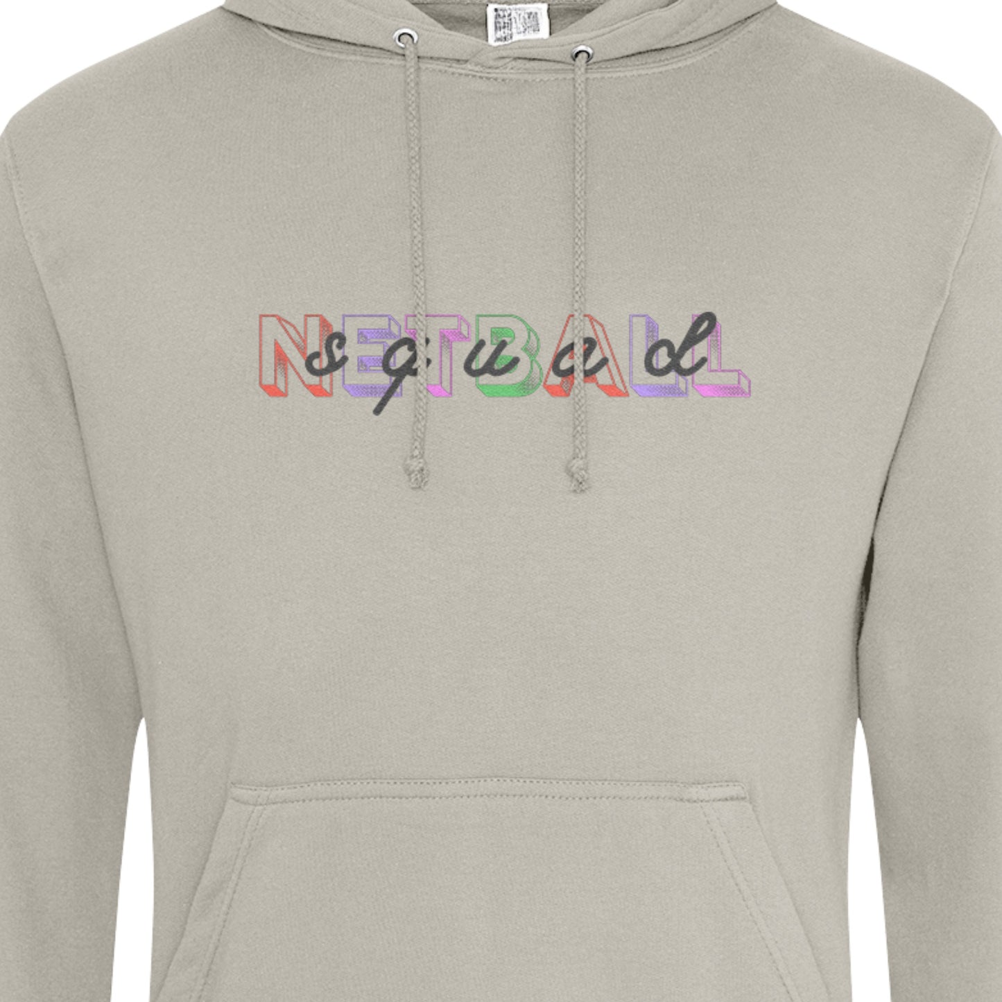 Netball Squad Pullover Top - Stone