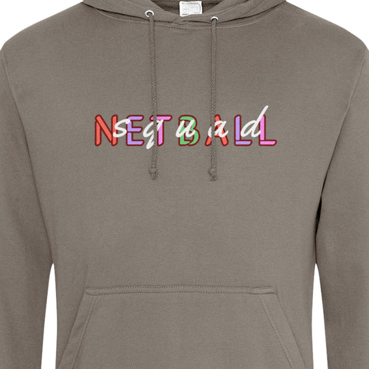 Netball Squad Pullover - Clay Hoodie