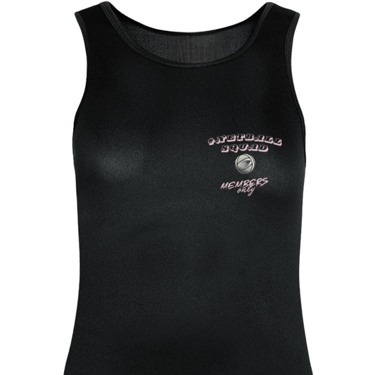 Netball Squad Training Vest Black - Netball Performance Clothing