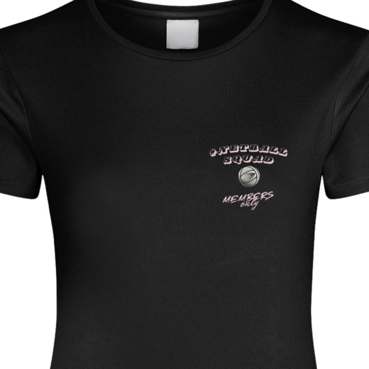 Netball Squad Training Shirt - Black
