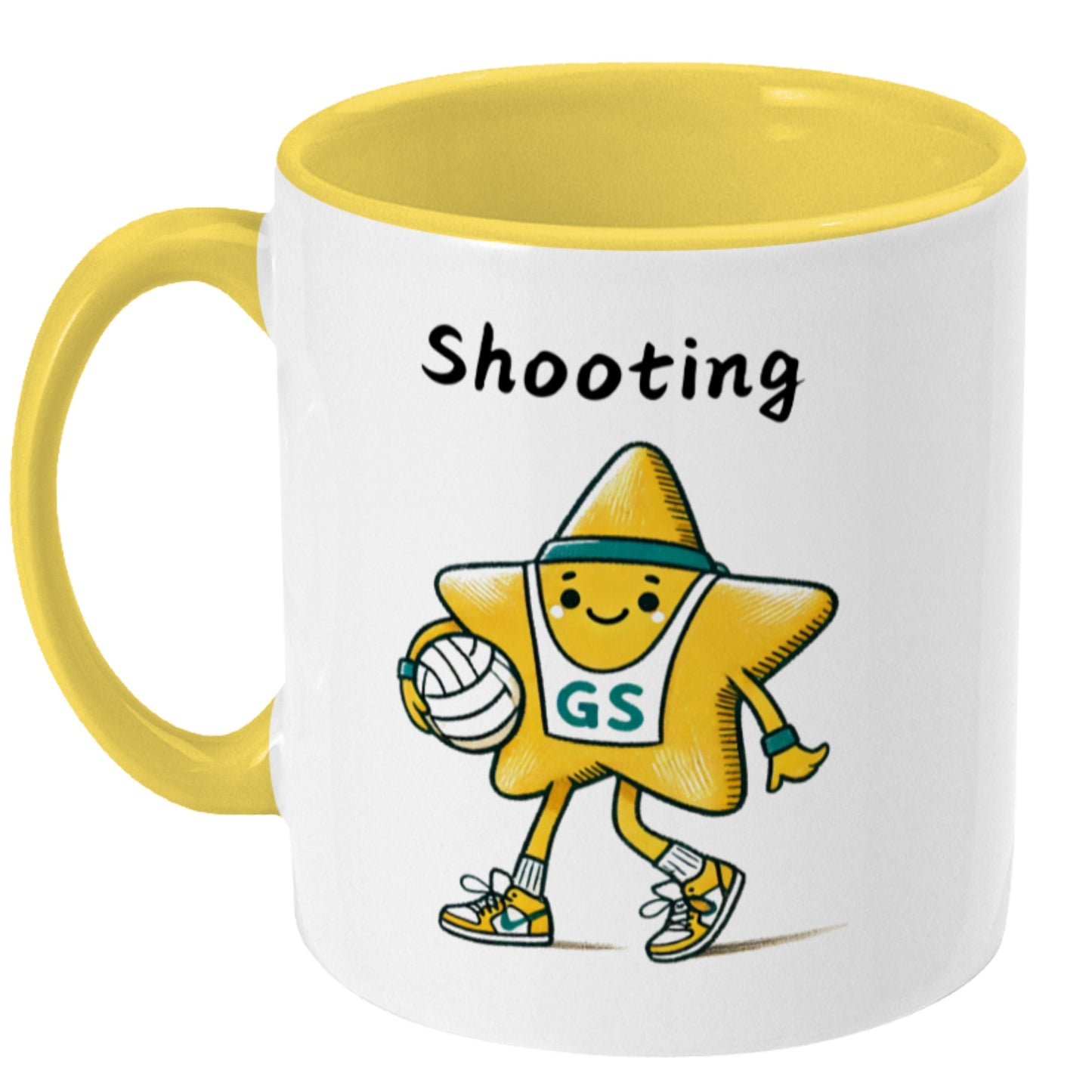 Netball Star Mug - Goal Shooter Gift