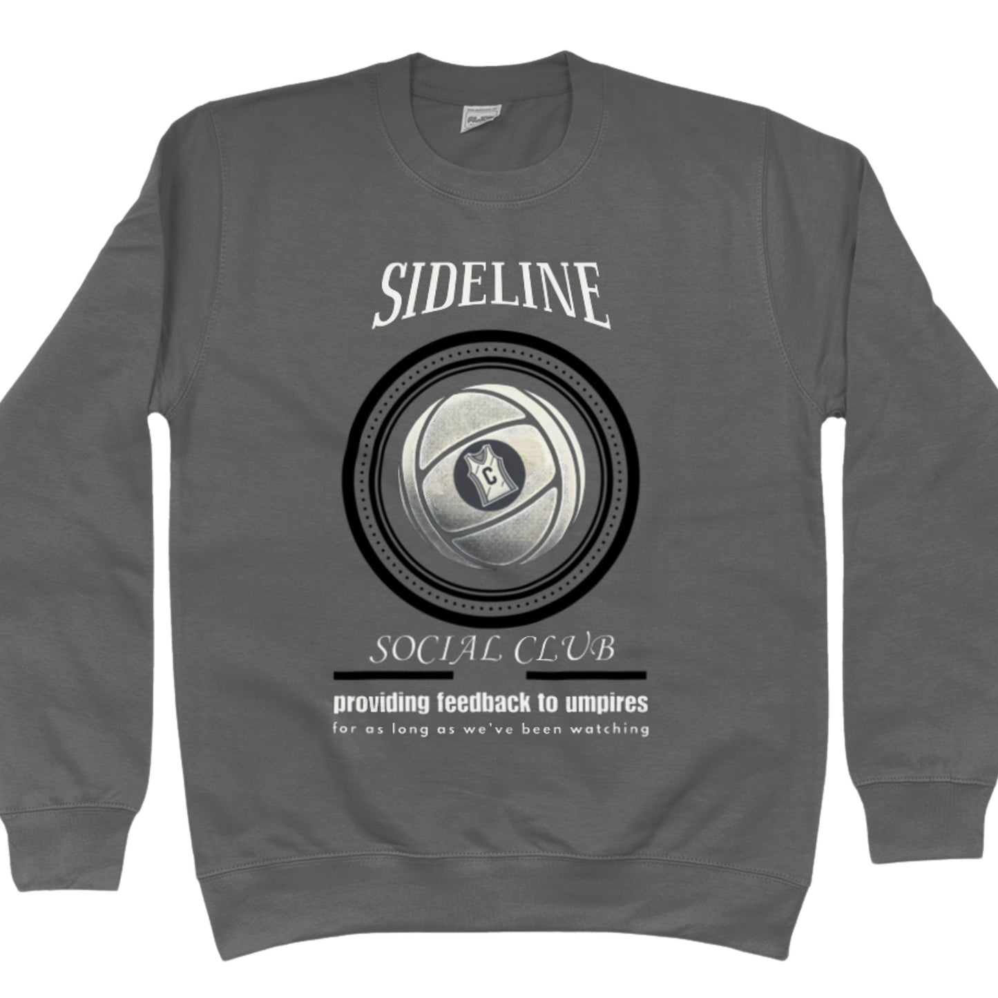 Funny Netball Supporter Jumper - Sideline Social Club