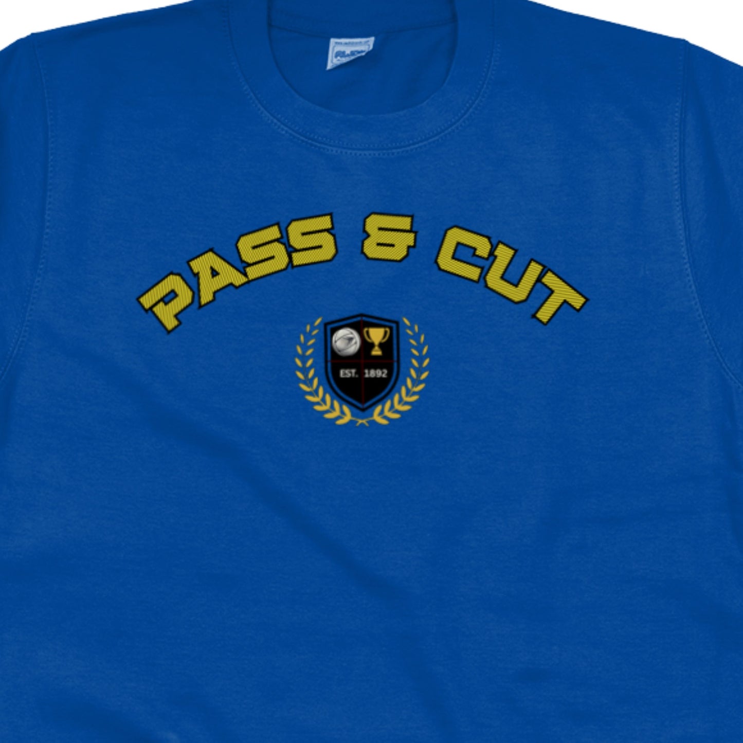 Netball Player Blue Sweatshirt Top