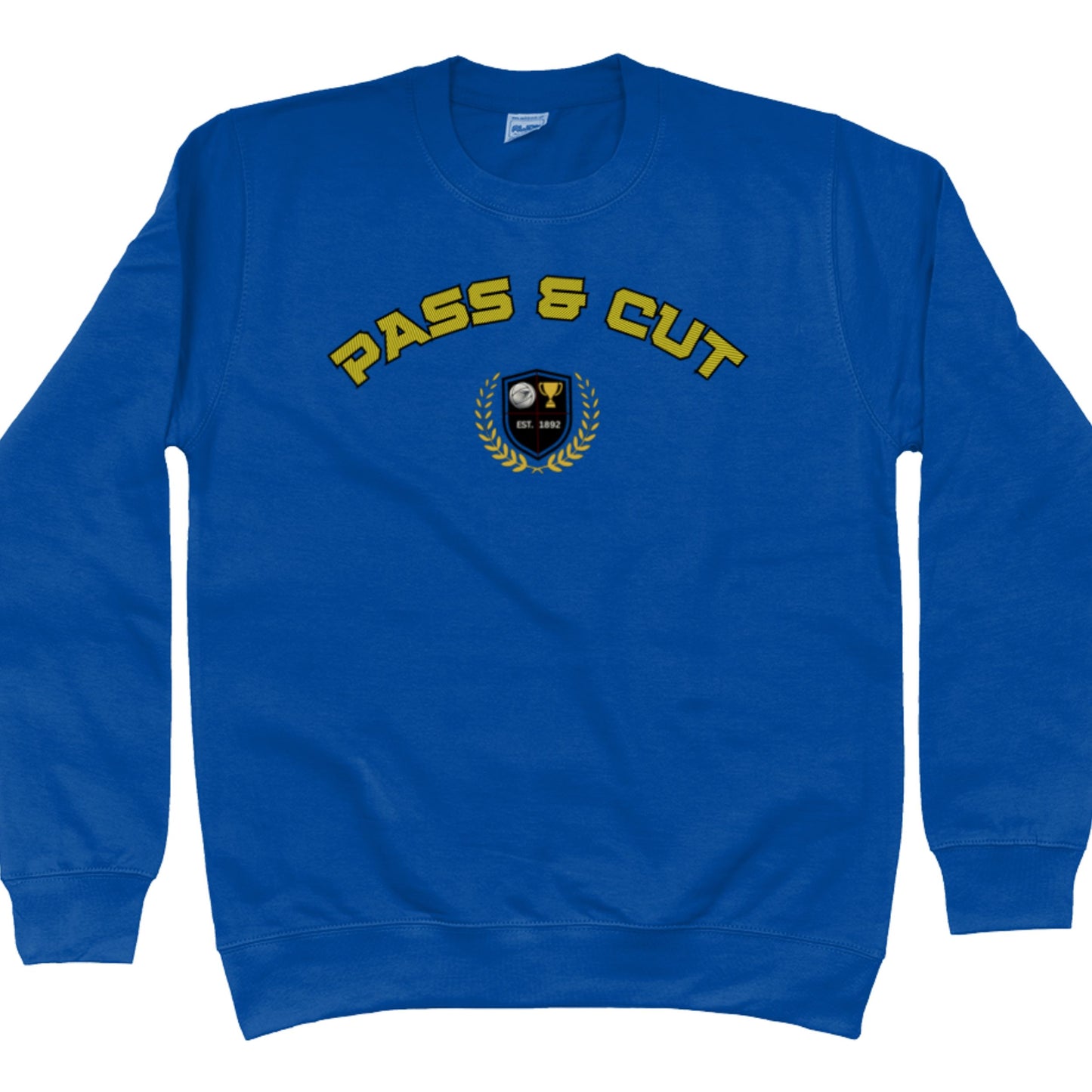 Netball Slogan Sweatshirt Top Blue