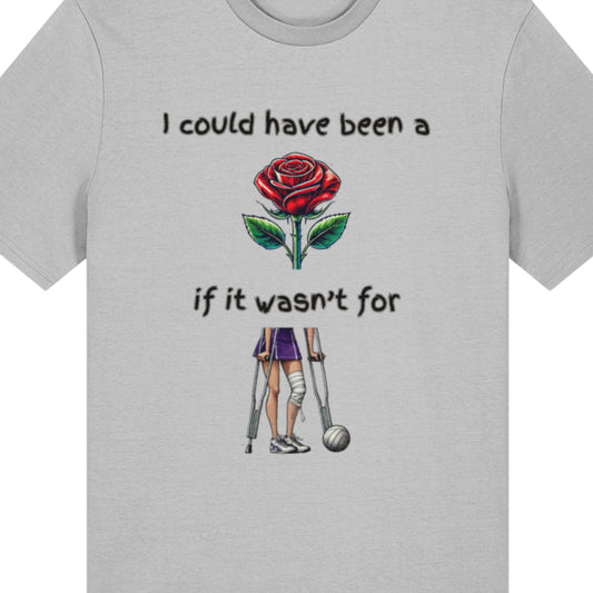 England Roses Netball Funny Tee Shirt Top