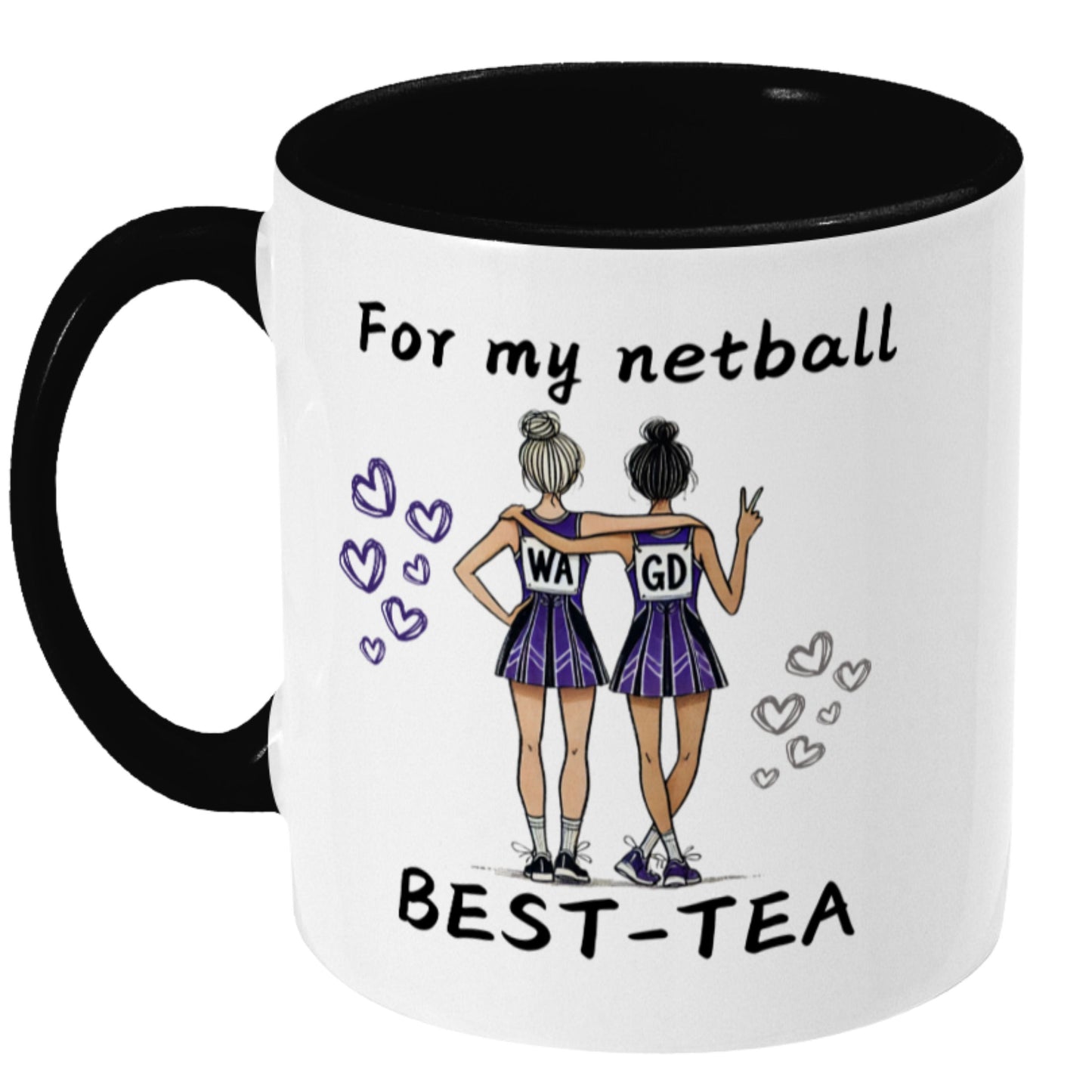 Netball Player Team Gift Mug For Best Friend