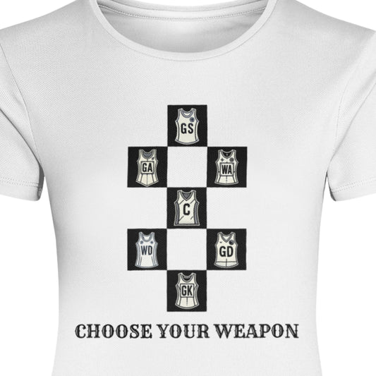 Netball Player Training Top - Team Slogan