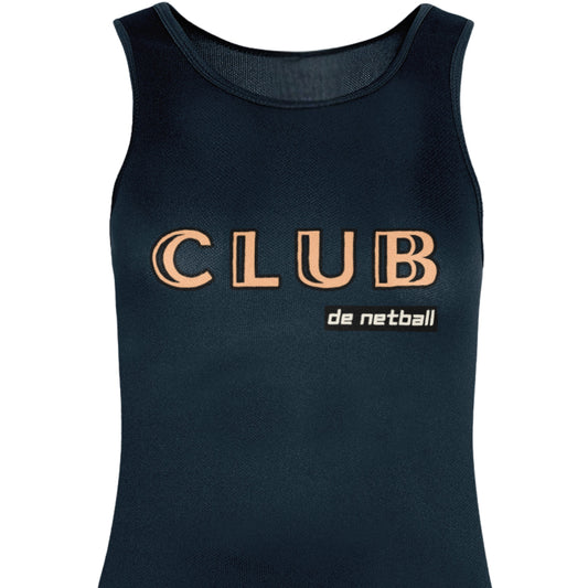 Navy Blue Netball Training Vest Top