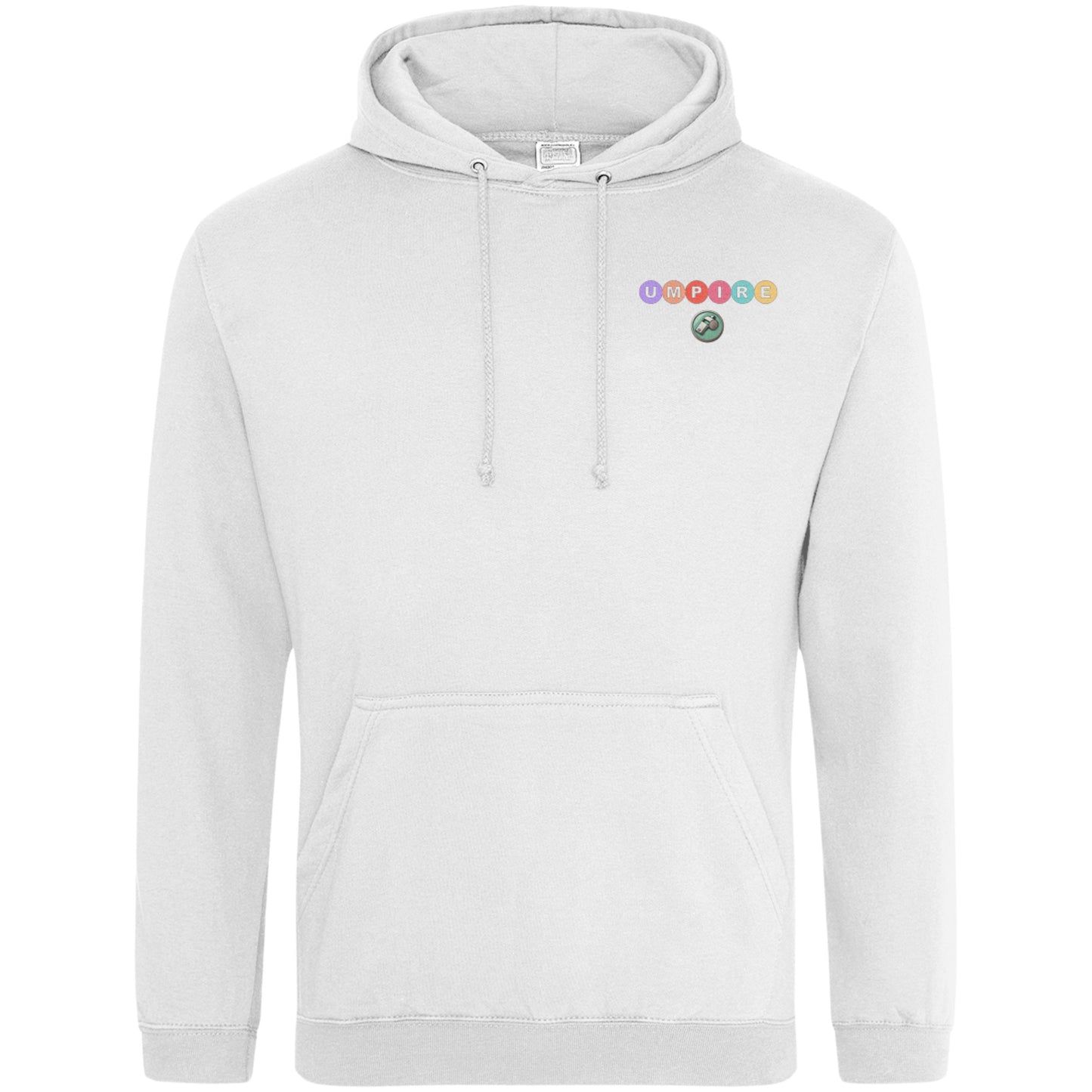 Netball Umpire Hoodie Top Pastel White