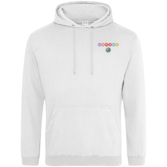 Netball Umpire Hoodie Top Pastel White