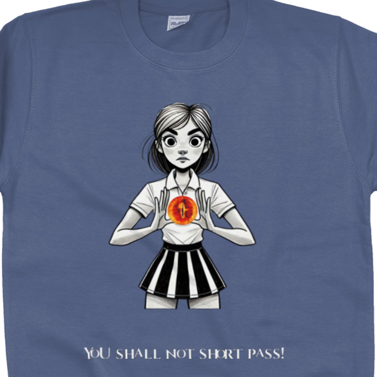 Netball Umpire Slogan Jumper Top Blue