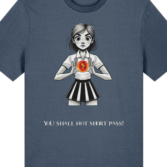 Funny Netball Umpire T-Shirt Blue