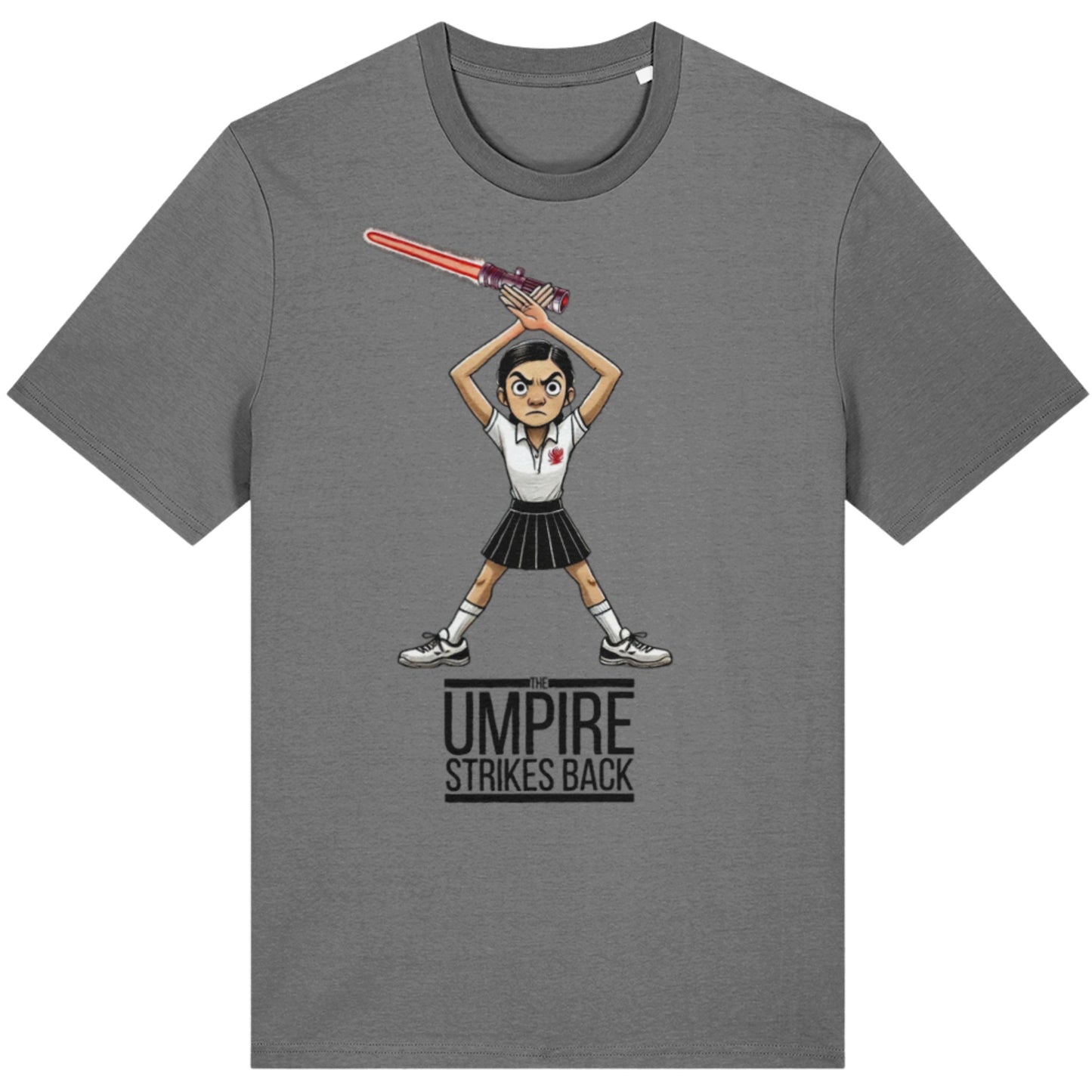 Netball Umpire Funny Tee Shirt Grey