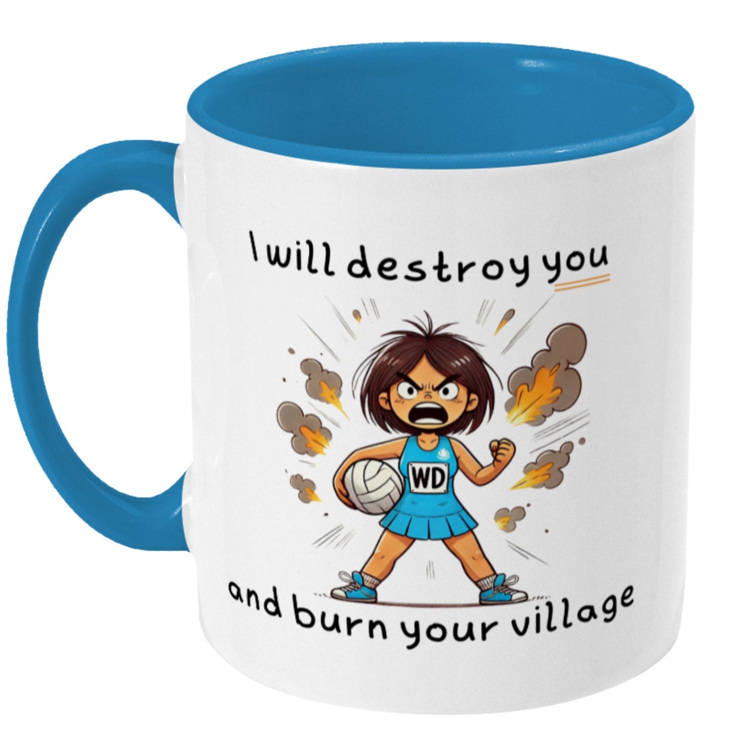 Netball WD Funny Mug Gift For Players
