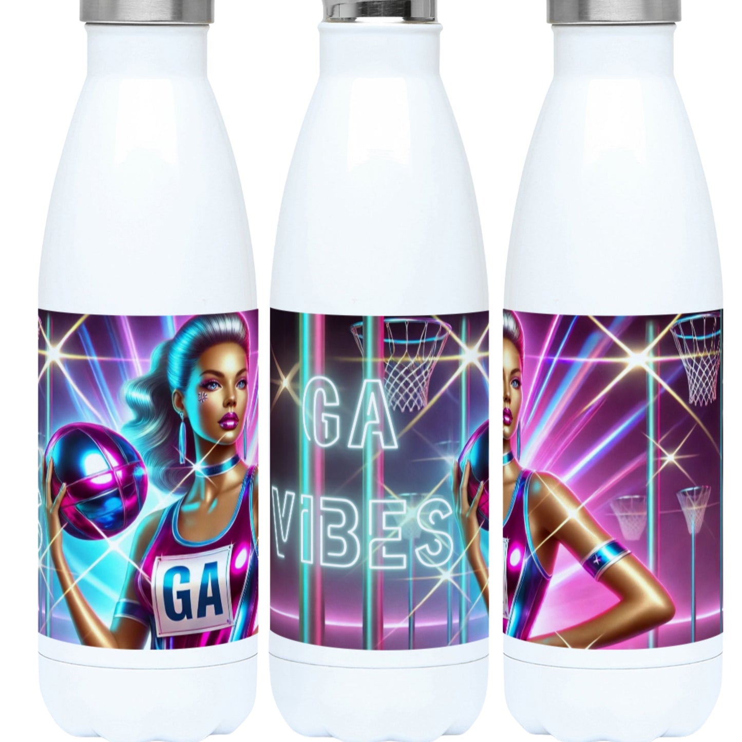 Netball Water Bottle - Sports Drink Bottle