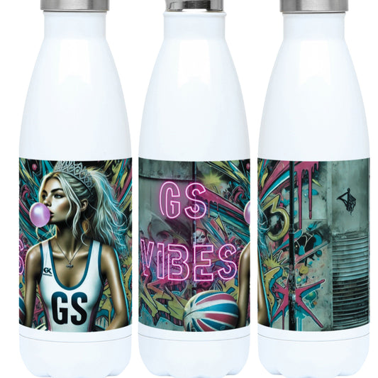 Netball Water Bottle - Netball Team Gift For Shooter
