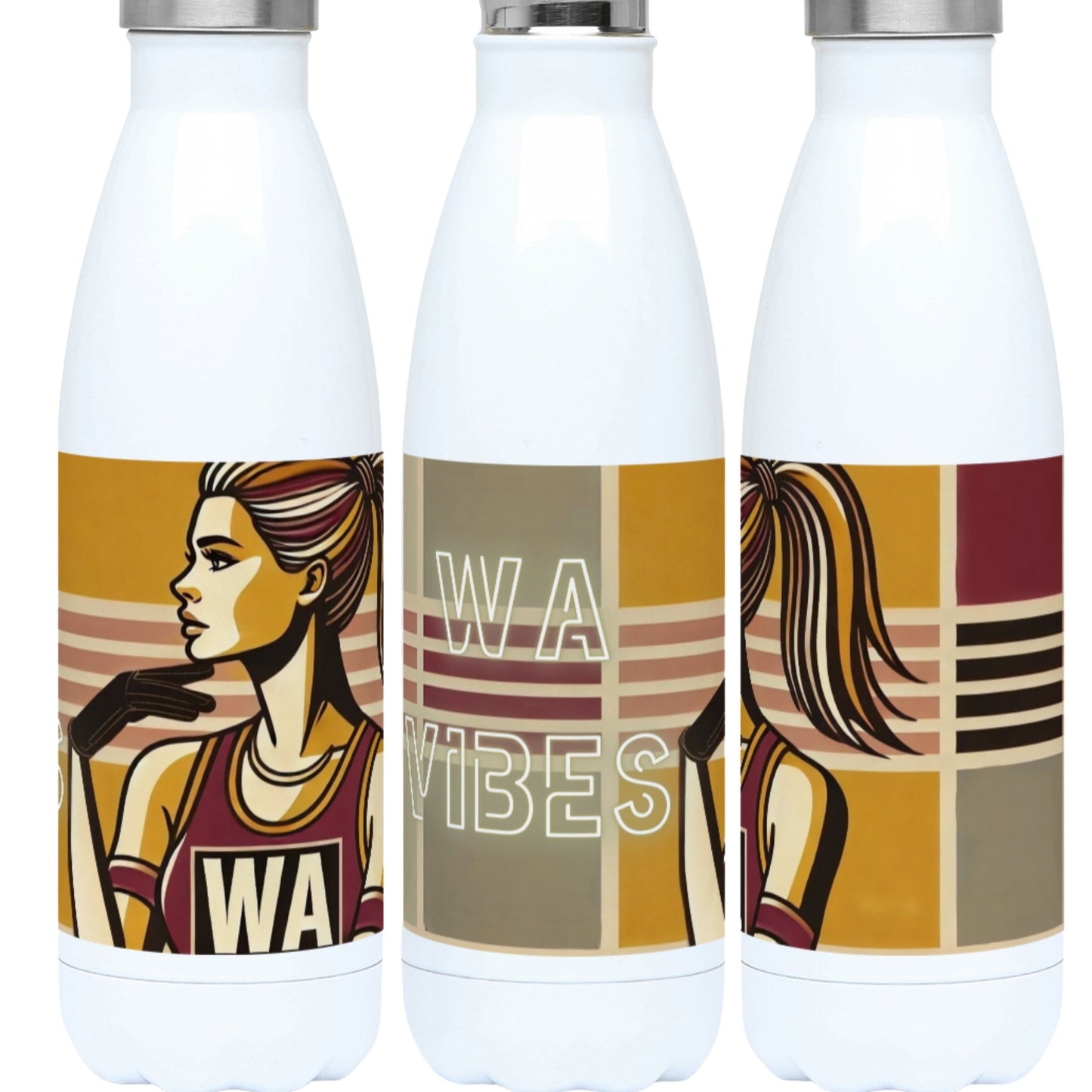 Netball Water Bottle - Netball Team Gift For WA