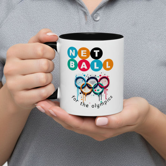 Netball Mug - Olympics Slogan - Netball Gift