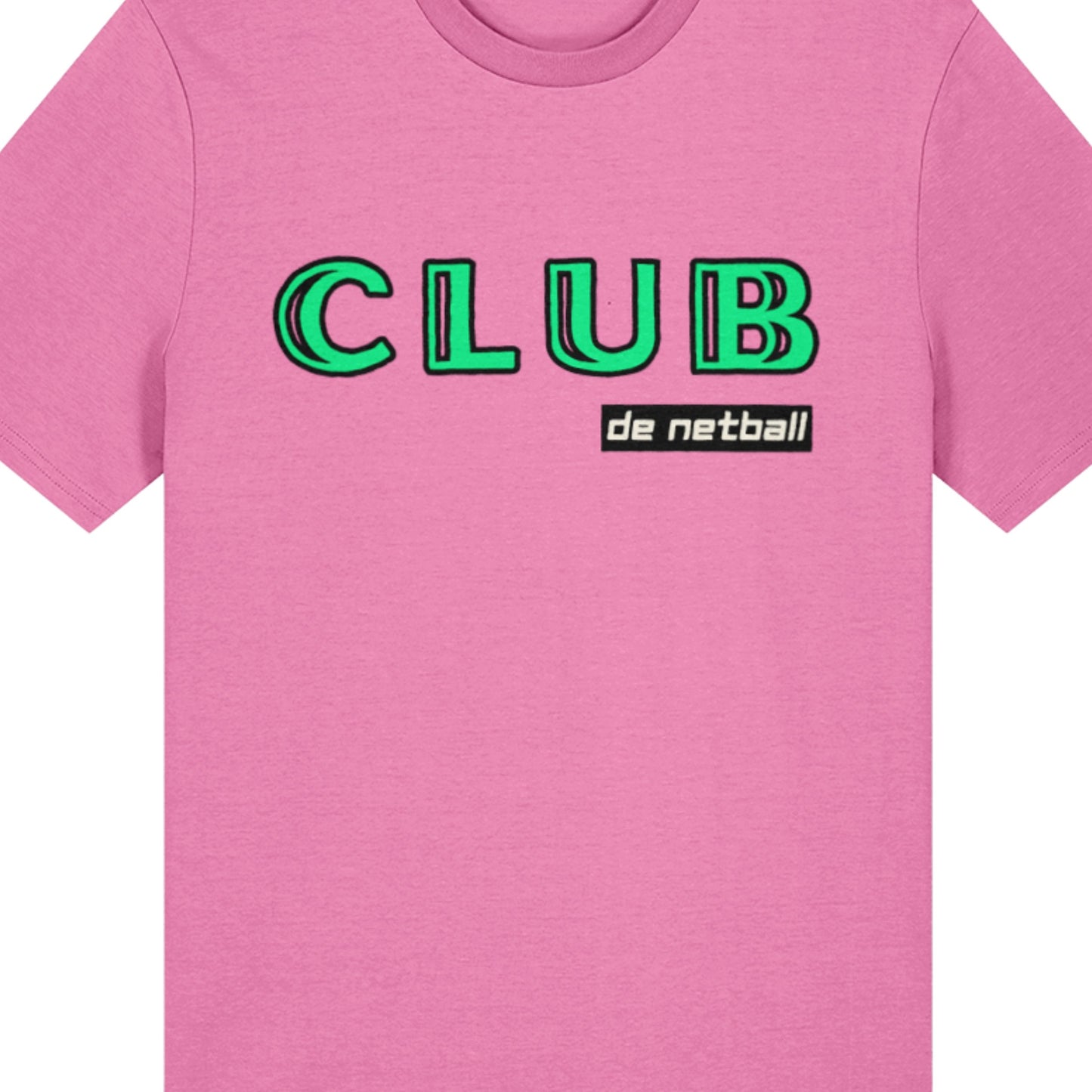 Pink and Green Netball Tee Shirt Gift