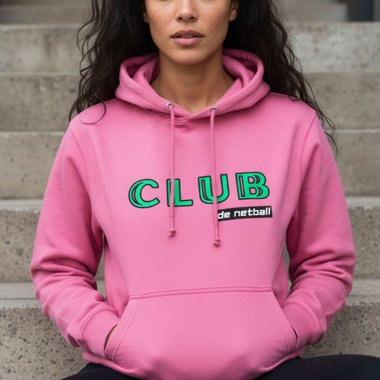 Netball Gifts - Pink Netball Hoodie for Women