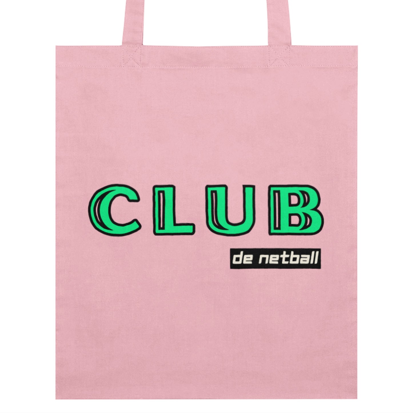 Pink Netball Cotton Tote Bag