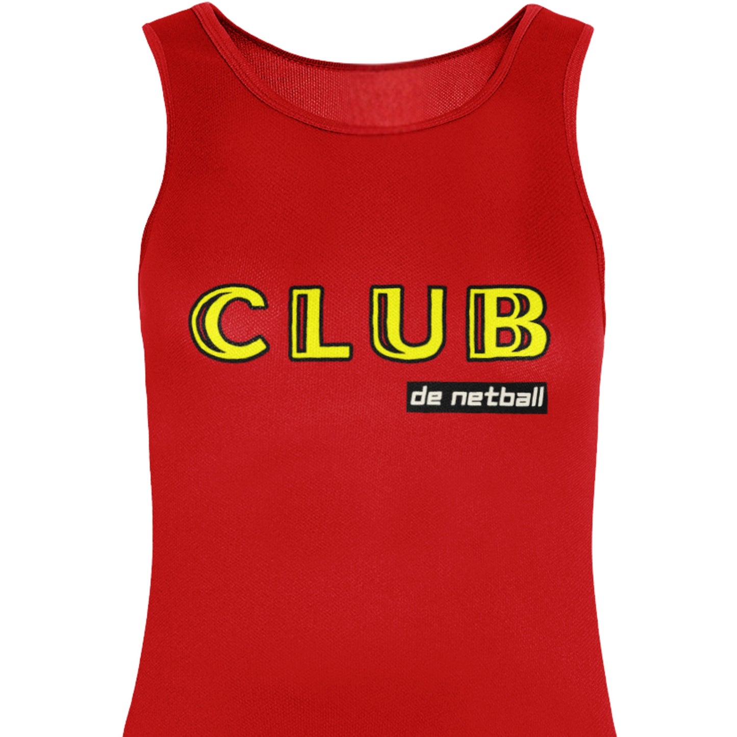 Red Netball Club Training Vest