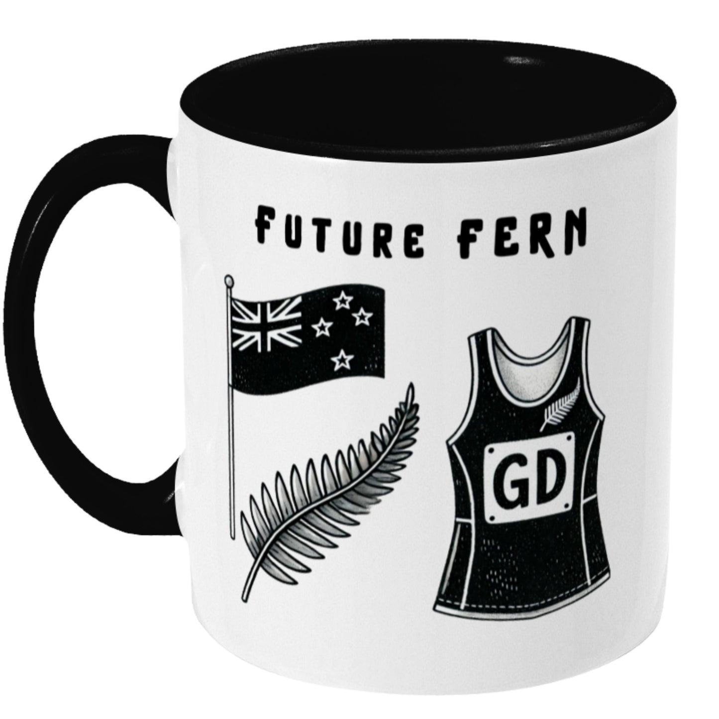 Silver Ferns Netball Mug - Team Gift
