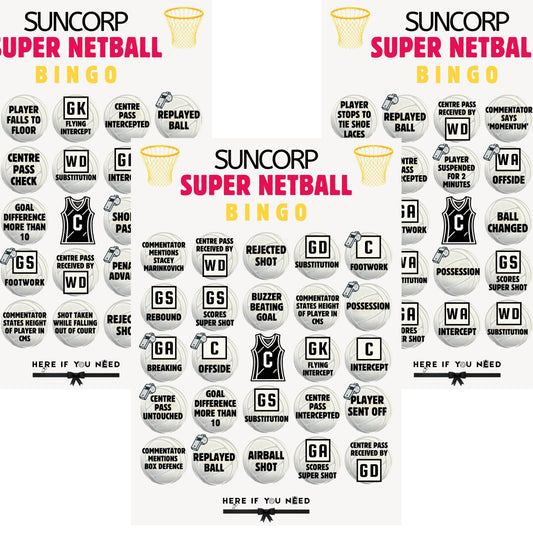 Suncorp Super Netball Bingo