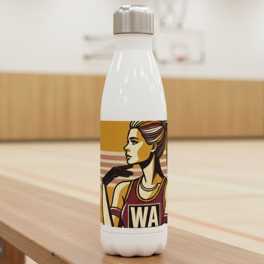 Netball Gifts - Netball Wing Attack Water Bottle