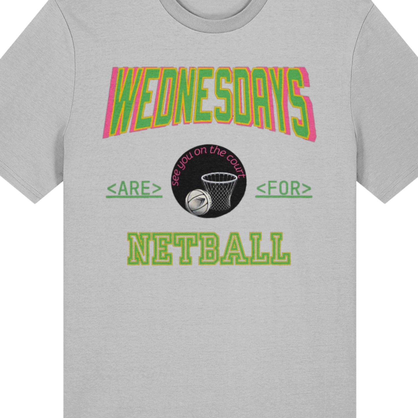 Wednesday Netball Tee Shirt - Netball Gift
