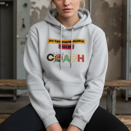 Netball Gifts - Netball Coach Hoodie for Women
