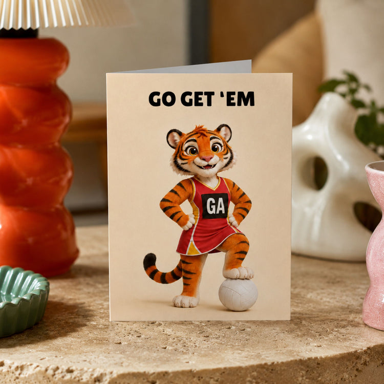 Netball Good Luck Cards - for Netball Players