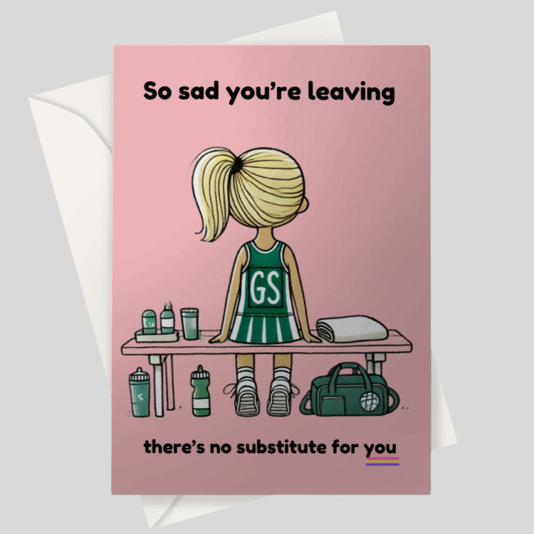 Netball Cards - Leaving - Good Luck Cards