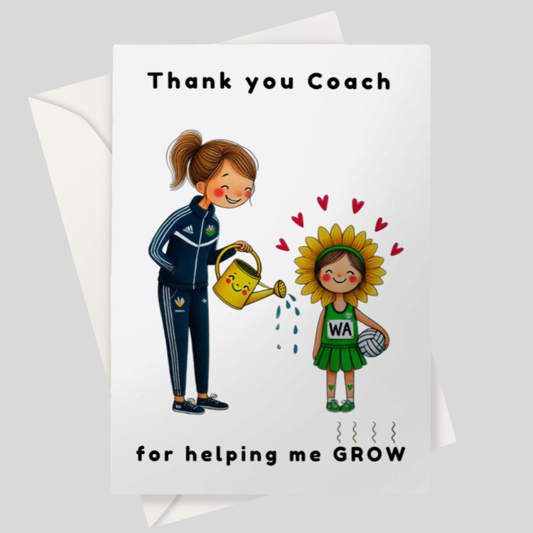 Netball Cards - Thank You Cards
