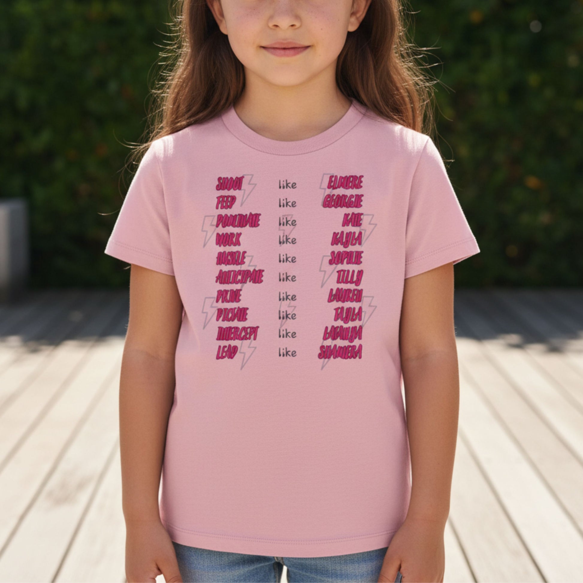 Kids 2026 Adelaide Thunderbirds Netball Team Tee Shirt for Children and Teen Girls