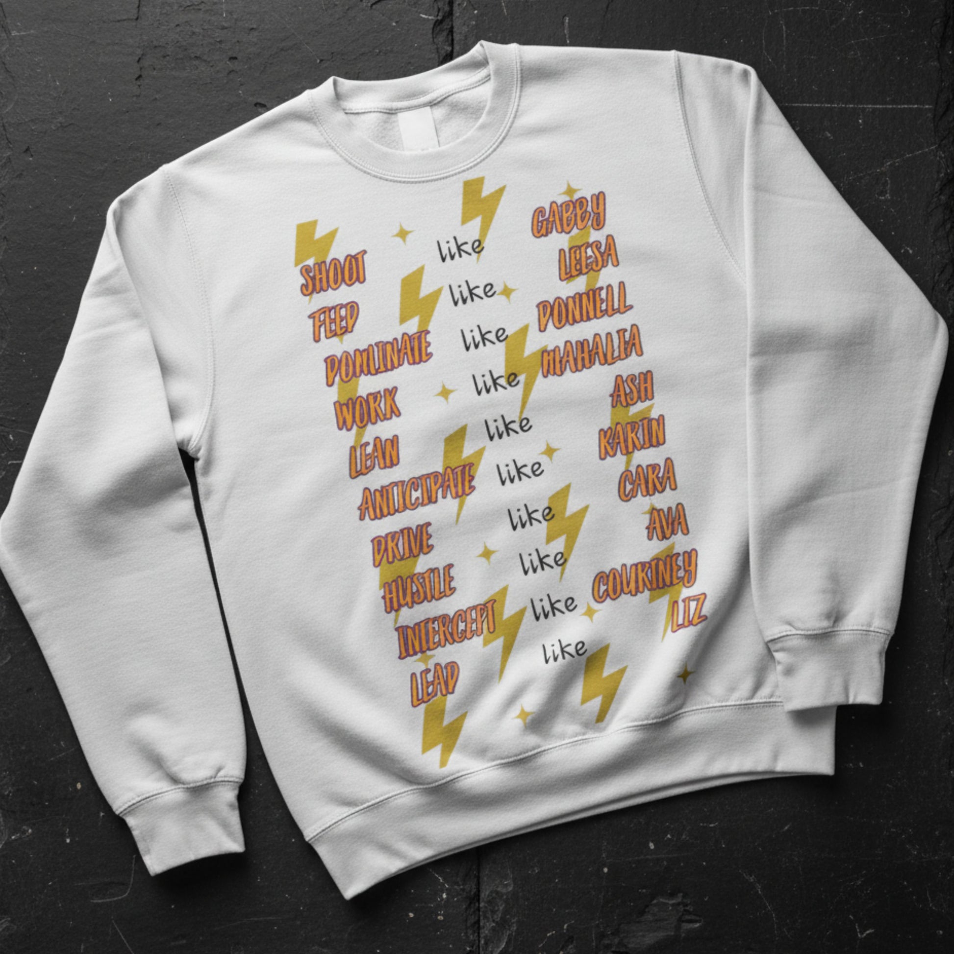 Sunshine Coast Lightning 26 Netball Team Jumper for Adult SSN Supporters