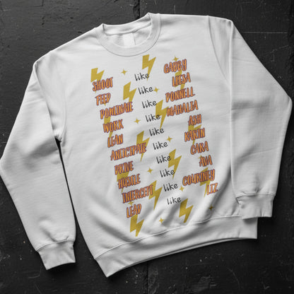 Sunshine Coast Lightning 26 Netball Team Jumper for Adult SSN Supporters