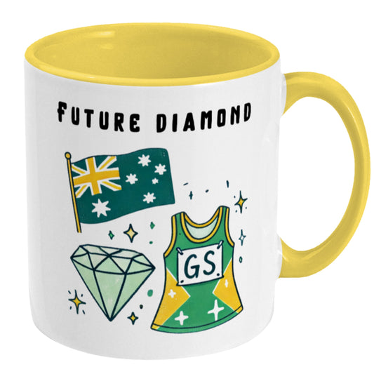 Australian Diamonds Netball Mug - Gift