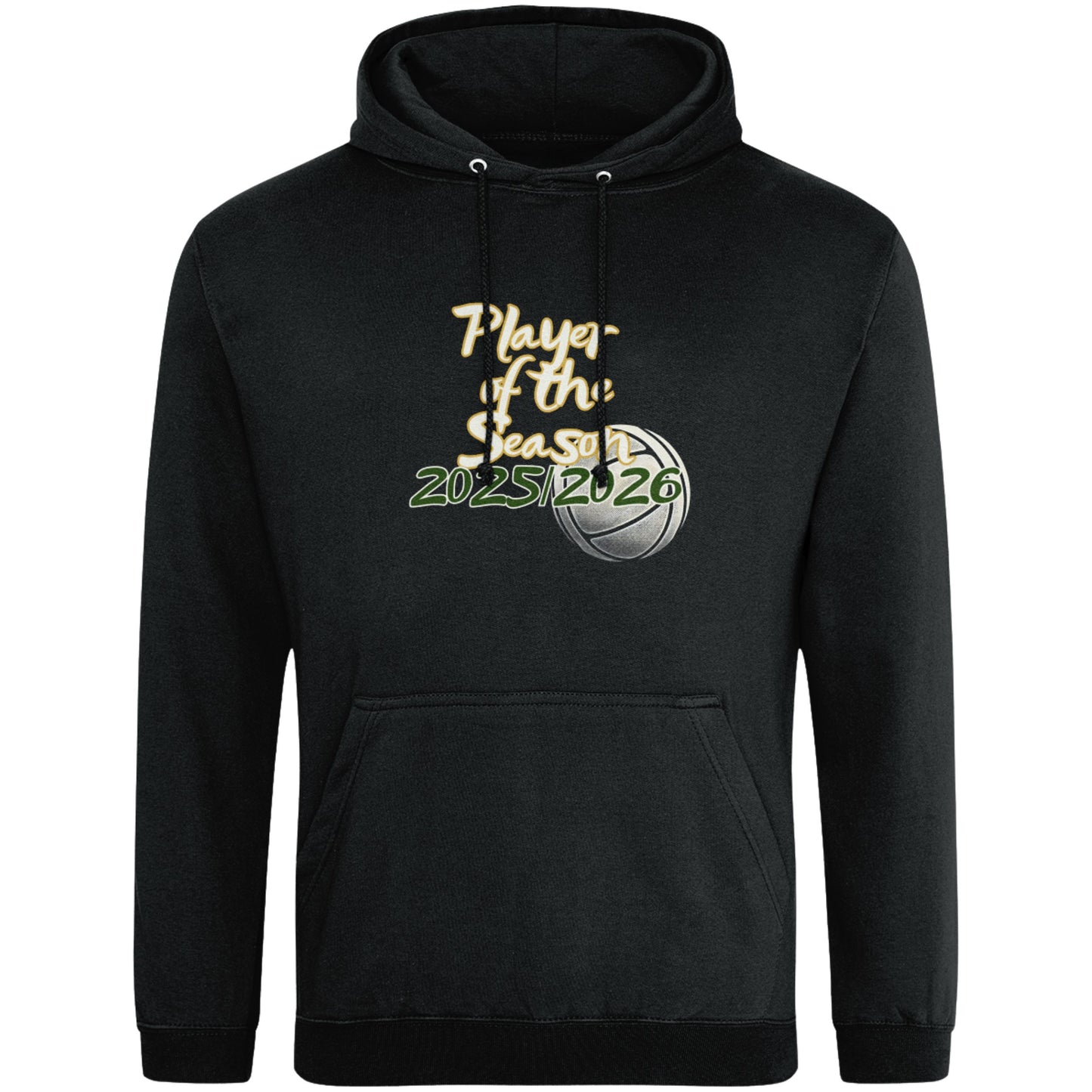 Black Netball Player of the Season Hoodie - Netball Player Award