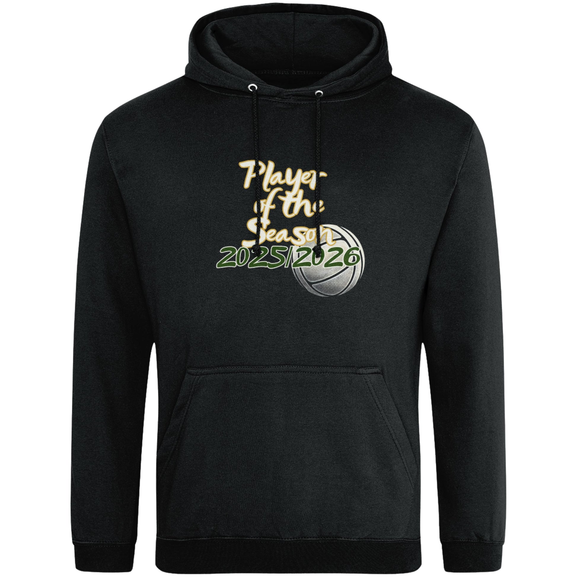 Black Netball Player of the Season Hoodie - Netball Player Award