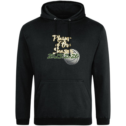 Black Netball Player of the Season Hoodie - Netball Player Award